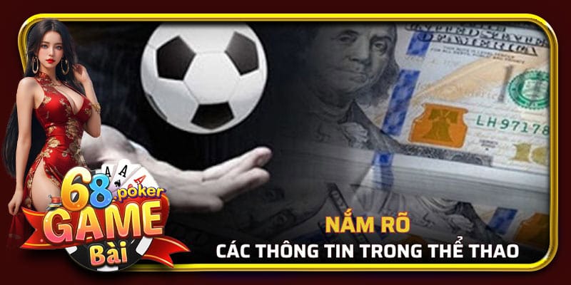 Tìm hiểu các kiến thức về môn thể thao tại 68gamebai
